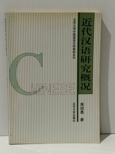 近代漢語研究概況　蒋紹愚　北京大学出版社　中国語書籍/中文/言語学/文法【ac02】