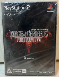 〔新品/激レア〕PS2 DIRGE of CERBERUS -FINAL FANTASY VII- βVersion