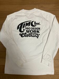 timc inc tokyo indians LS tee white Mサイズ　ロンT 東京インディアンズ