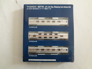 美品★TOMIX 92719 JR E26系 寝台特急カシオペア 増結セットB トミックス Nゲージ 鉄道模型 送料350円