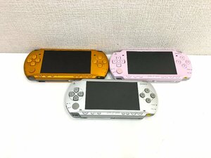 ▲二宮店▲【ジャンク品】11-105 SONY ソニー PSP 3台まとめ売り PSP-1000/PSP-2000/PSP-3000