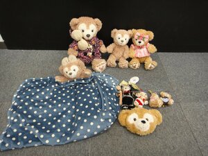 桐生店【中古品】12-49 ディズニー ダッフィー/シェリーメイ　ぬいぐるみ 膝掛け ポシェット 等 まとめて