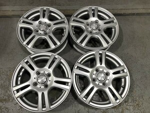 送料無料(W5C026)14x4.5J JOKER オフセット43 4穴 PCD100 ハブ73