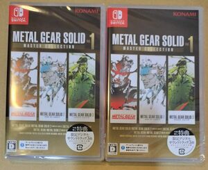 【Switch】 METAL GEAR SOLID:MASTER COLLECTION Vol.1　2点セット