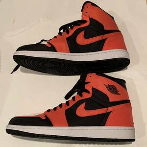 NIKE ナイキ AIR JORDAN 1 エアジョーダン HIGH 28㎝ ブラック オレンジ