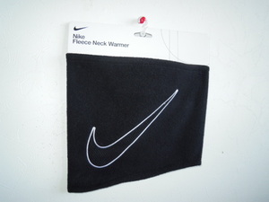  last price cut!1 point thing =NIKE= fleece Logo embroidery neck warmer * black = new goods tag attaching 