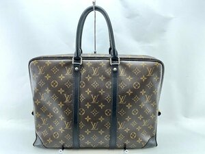 LOUIS VUITTON ルイ・ヴィトン モノグラム マカサー ポルト ドキュマン ヴォワヤージュ ブリーフケース M40225[224674