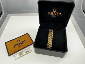 FENDI フェンディ 670L オロロジ スクエア レディース クォーツ アナログ 不動[224677