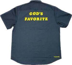 【Lサイズ】Supreme 19AW God's Favorite Work Shirt ワークシャツ L ライトグレー