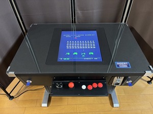 アーケードテーブル筐体　１９インチ液晶フルレストア品（６０in1カスタム）パドルコントローラー付き