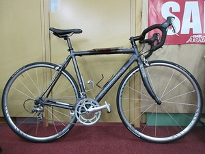 S5461 中古 店頭引取 ご自身で手配＆支払いで発送可 cannondale キャノンデール CAAD7 540mm 18段 黒 製造番号見えません エーワン豊橋本店