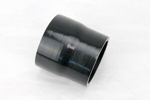 送料350円 65mm-70mm 異径ストレート 強化シリコンホース 4層 ブラック 黒 4プライ インテークホース ラジエーター ヒーター 65Φ-70Φ