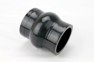 送料350円 51mm クッションホース 強化シリコンホース 4層 ブラック 黒 4プライ インテークホース ラジエーター ヒーター 51Φ