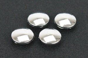 送料84円 6mm メッキ ボルトキャップ 4個 ヘッドプラグ ハンドルポスト モンキー ゴリラ エイプ シャリイ ジェイド ホーネット