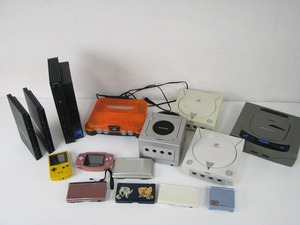 ジャンク　ゲーム本体①　まとめて　ドリームキャスト　セガサターン　64　キューブ　PS2　DS　ゲームボーイ等