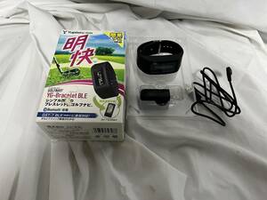 おそらく未使用★ユピテル YUPITERU 距離測定器 ゴルフナビ YG-Bracelet BLE 時計 GOLFNAVI ベストキャディ