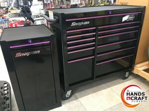 ◇【引取限定】Snap-on スナップオン KRH499KPC+KRA4813DKPC ロールキャブ+ドッキングロッカー※ロッカー鍵欠品【福岡インター店】【中古】