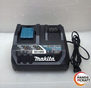 ★マキタ makita 10.8V / 14.4V-18V用 急速充電器 DC18RE スライド式 中古品 純正