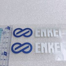 エンケイ ENKEI ホイール ステッカー トヨタ ホンダ ダイハツ スバル スズキ ニッサン rays work SSR シルバー 耐候性_画像4