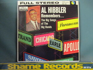 Al Hibbler ： Remembers... LP // 5点で送料無料