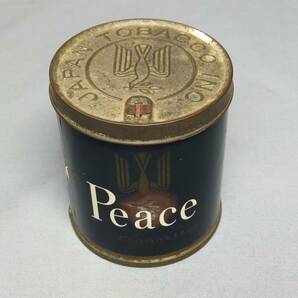 ○煙草 ゴールデンバット GOLDENBAT 灰皿 (未使用保管品) と H7 缶Peace空缶（中古品）○の画像6