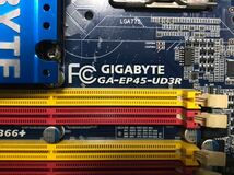 GIGABYTE GA-EP45-UD3R Pentium E2140付 ジャンク_画像4