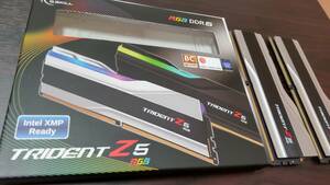 【新品同様用】 メモリ 「 G.SKILL TRIDENT Z5 RGB DDR5-6000 6000MHz 16GBx2枚＝32GB （F5-6000J3636F16GX2-TZ5RS）」