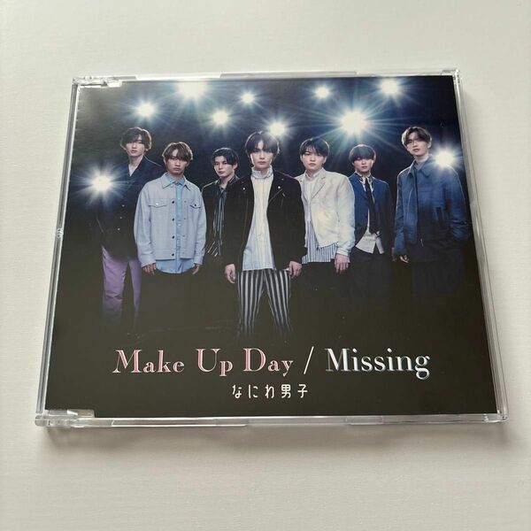 通常盤 なにわ男子 CD/Make Up Day/Missing 