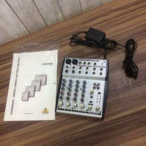 【MH-4867】中古品 BEHRINGER EURORACK UB802 ベリンガー 小型ミキサー 通電のみ確認