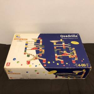 【MH-6231】中古現状品 Quadrilla Twist & Rail 木のおもちゃ クアドリラ ツイスト&レールセット ホビー 積み木 知育玩具