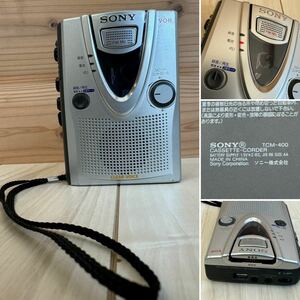 ☆SONY ソニー カセットレコーダー ☆TCM-400☆カセットテープレコーダー ☆