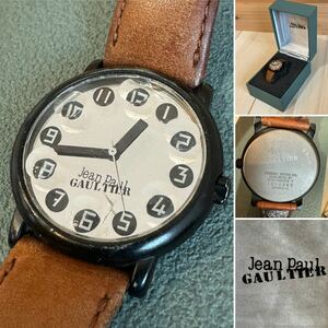 ☆Jean Paul Gaultier ジャンポールゴルチエ☆CITIZEN 腕時計 6031-G04720 Y☆クォーツ 腕時計 ケース☆