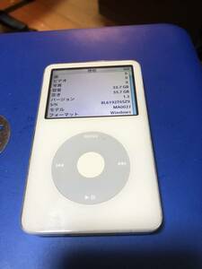 iPod Classic第5世代改60GB 液晶微欠陥　電池元気