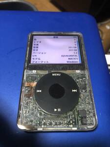 iPod Classic 第5世代256GBスケルトン電池新品