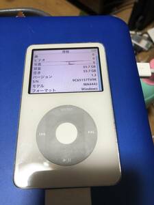 iPod Classic第5.5世代改60GB 液晶微欠陥　電池元気