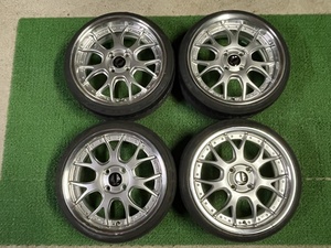 希少 軽カスタム 深リム エイムゲイン G2M 16×6.5J ET＋35 /16×6J ET＋45 PCD100 4H AIMGAIN 165/40R16 引っ張り コンパクトカー