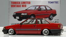 トミカリミテッド改 1/64 トヨタ カローラレビン AE86 ワタナベ アルミ 深リム 街道レーサー 頭文字D 湾岸 JDM D1 スタンス ドリフト_画像2