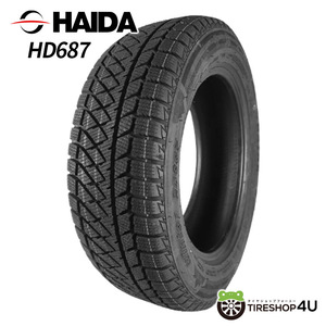 2022年製 HAIDA HD687 245/45R18 245/45-18 100T ハイダ スタッドレス スノータイヤ 在庫有 4本送料税込31,596円～