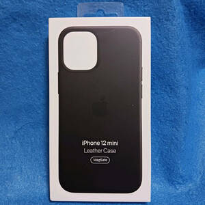 【純正未使用正規品】iPhone 12 mini レザーケース MagSafe黒