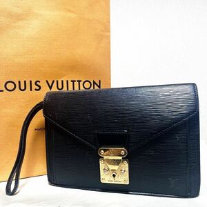 LOUIS VUITTON ルイヴィトン エピ セカンドバッグ クラッチバッグ ノワール 