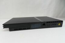 1056/dt/11.15 同梱不可 SONY ソニー プレイステーション2 SCPH-70000 黒 ブラック プレステ PS 薄型 コントローラー付き（87150）_画像7