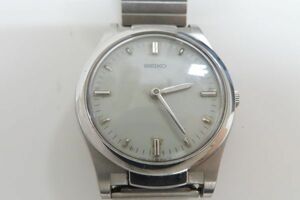 2057/ms/12.05 SEIKO セイコー7C17-8000 クォーツ QZ 触読式 視覚障害者用 開閉式風防 2針 動作品（87939）