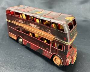 ブリキ　ロンドンバス　ポートベロー ロード　玩具　置物　オブジェ　インテリア　ブリキのおもちゃ　（YA）