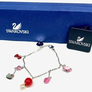 仙15 スワロフスキー×ハローキティ コラボ ブレスレット シルバーカラー キティちゃん サンリオ SWAROVSKI 箱付き