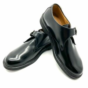 仙12 REGAL JU16 革靴 ビジネスシューズ 24 1/2(24.5)cm ブラックカラー モンクストラップ リーガル メンズ 靴 スーツ