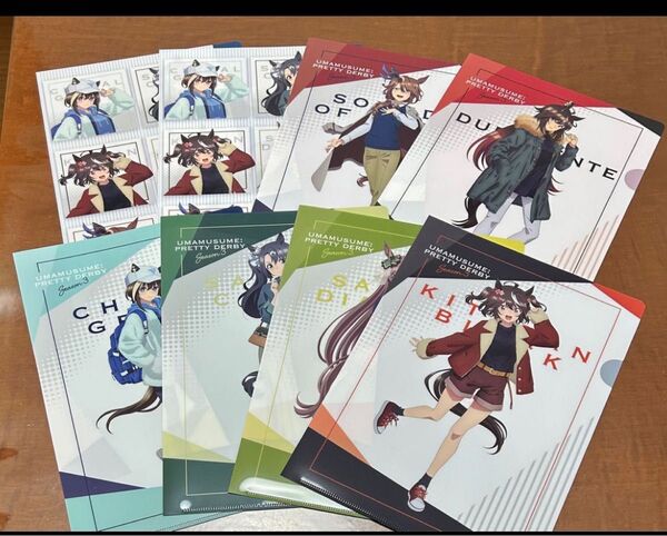 ウマ娘 ローソン クリアファイル 全7種+1枚 計8枚