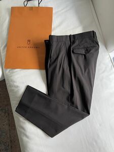 UNITED ARROWS スラックス パンツ ブラウン 茶 44 PT01 PT TORINO giab's ARCHIVIO TAGLIATORE BERWICH De Petrillo guji 干場 戸賀