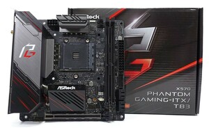 Socket AM4 Mini-ITX ASRock X570 PHANTOM GAMING-ITX/TB3 