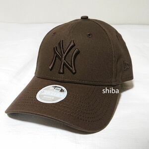 NEW ERA ニューエラ レディース ウィメンズ 9FORTY キャップ 帽子 NY ヤンキース モカ ブラウン ダーク 茶色