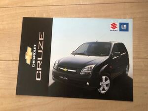 【CHEVY】シボレーCRUZE スズキ　シボレーパンフレット カタログ クルーズ　SUZUKI